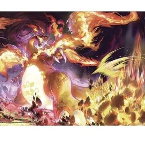Pokemon Charizard Card Game Playmat